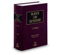Black's Law Dictionary (BLACK'S LAW DICTIONARY (STANDARD EDITION))
