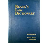 Black's Law Dictionary (BLACK'S LAW DICTIONARY (STANDARD EDITION))