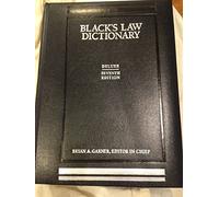 Blacks Law Dictionary Deluxe: Deluxe Edition