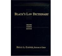 Black's Law Dictionary (Legal Dictionary)
