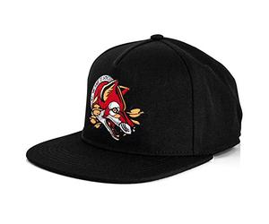 Blackskies® All We Have is Now Snapback Cap | Men Women Premium Baseball Fox Hat Cap Tattoo Neo Traditional - Black Cap - Unisex Streetwear Outdoor Summer Casual
