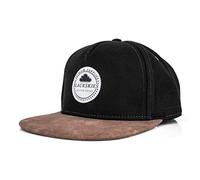 Blackskies® Behemoth Snapback Cap | Unisex Baseball Cap Nubuck Black Brown - Men Women Streetwear Outdoor Summer Casual