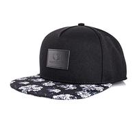Blackskies® Black Beauty Snapback Cap | Men Women Baseball Cap Floral Rose Black White Cap - Unisex Streetwear Outdoor Summer Casual
