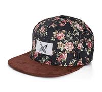 Blackskies Black Beauty Vol. III Snapback Cap Unisex Baseball Cap Roses Flowers Suede Suede