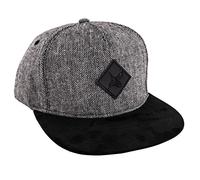 Blackskies Bliss Snapback Cap Unisex Baseball Tweed Cap Black Suede Suede