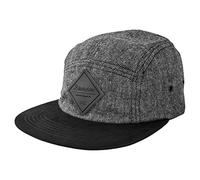 Blackskies Bliss Vol. II 5-Panel Cap | Women Men Baseball Camp Cap Surfer Skater Snapback Strapback Black Faux Suede