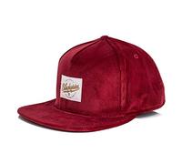 Blackskies Crimson Snapback Cap | Women Men Baseball Cap Surfer Skater Basecap Wine Red Corduroy