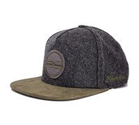 Blackskies® Gaea Snapback Cap Gray Green Suede Visor Flannel Unisex Premium Baseball Hat Wool Cap - Men Women Streetwear Outdoor Summer Casual
