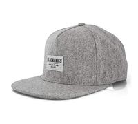 Blackskies Glacier Snapback Cap | Women Men Baseball Cap Surfer Skater Basecap Grey Wool