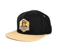 Blackskies® Good Things Inc. Snapback Cap | Men Women Baseball Cap Hat Basecap Black Honeycomb Gold Honey Bear Bee Cap - Unisex Streetwear Outdoor Summer Casual