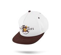 Blackskies® Good Things Inc. Vol. II Snapback Cap | Men Women Baseball Cap Hat Basecap White Brown Honeycomb Gold Honey Bear Bee Cap - Unisex Streetwear Outdoor Summer Casual