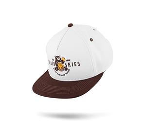 Blackskies® Good Things Inc. Vol. II Snapback Cap | Men Women Baseball Cap Hat Basecap White Brown Honeycomb Gold Honey Bear Bee Cap - Unisex Streetwear Outdoor Summer Casual