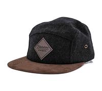 Blackskies® Grounded 5-Panel Camp Cap | Unisex Baseball Cap Surfer Skater Snapback Strapback Faux Suede - Men Women Streetwear Outdoor Summer Casual