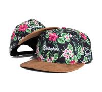 Blackskies® Oahu Snapback Cap - 2-Piece Set Parent Child - Matching Baseball Cap Father-Mother-Child Gift Mini-Me Floral Basecap Dad-Son & Mom-Daughter Floral Green - 49-54 cm