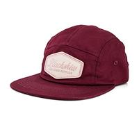 Blackskies® Oasis 5-Panel Cap | Men Women Unisex Baseball Cap Adjustable Surf Skate Camper Burgundy-Beige - Streetwear Outdoor Summer Casual