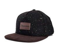 Blackskies Obsidian Snapback Cap | Visor Suede Unisex Baseball Cap Wool