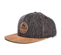 Blackskies® Pathfinder Snapback Cap | Unisex Premium Baseball Cap Hat Adjustable One Size - Black Mélange Beige Men Women Cap - Streetwear Outdoor Summer Casual