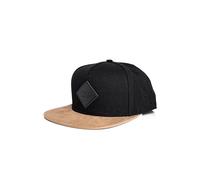 Blackskies Port Fairy Snapback Cap | Unisex Baseball Cap Suede Imitation Suede - Black