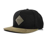 Blackskies Port Huron Snapback Cap | Women Men Baseball Cap Basecap Suede Visor - Black Olive