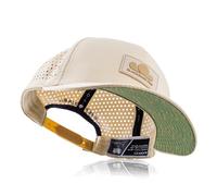 Blackskies® Pro Flow Sport Performance Cap | Water Resistant Unisex Baseball Cap | Running Padel Gym Jogging Surf Beach Tennis Men Women Trucker Cap - Desert Beige