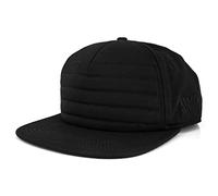 Blackskies Raider Snapback Cap Black Unisex Baseball Cap Destroyed Quilted Style
