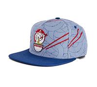 Blackskies® Ramen Snapback Cap | Unisex Baseball Cap Blue Noodles Cat Japan - Men Women Streetwear Outdoor Summer Casual