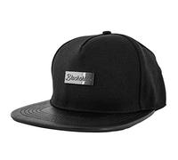 Blackskies® Vanguard Snapback Cap | Unisex Baseball Cap Faux Leather Brim Black - Men Women Streetwear Outdoor Summer Casual