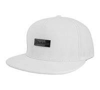 Blackskies® Vanguard Snapback Cap | Unisex Baseball Cap Faux Leather Brim White - Men Women Streetwear Outdoor Summer Casual