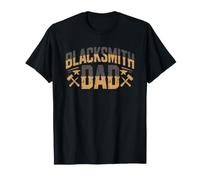 Blacksmith Dad Who Forges Metal Memories Forge Metalworker T-Shirt