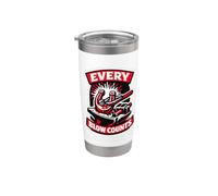 Blacksmith Every Blow Counts Farrier Smithing Gift Stainless Steel Insulated Tumbler