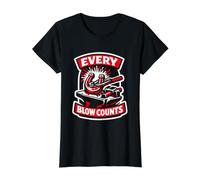 Blacksmith Every Blow Counts Farrier Smithing Gift Value Graphic T-Shirt, Women, Black, M