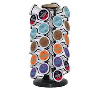 BLACKSMITH FAMILY K Cup Carousel,K Cup Holder,Coffee Pod Holder Carousel,Black (Capacity of 40 Pods)