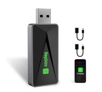 BLACKSMITH FAMILY Wireless CarPlay Adapter, Upgrade USB-C CarPlay to Wireless, Plug and Play, Black, Compatible with iOS 12+