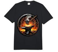 Blacksmith Forge Hammer Anvil Fire Sparks Metalworking Craft Comfort Colors Adult Heavyweight T-Shirt