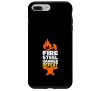 Blacksmith Forging Forge Anvil Metalworking Weekend Smith Case for iPhone 7 Plus/8 Plus