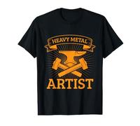 Blacksmith Heavy Metal Artist Anvil Metalsmith Forging Value Graphic T-Shirt