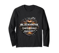 Blacksmith I Bend Steel What's Your Superpower Metalsmith Long Sleeve T-Shirt
