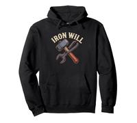 Blacksmith Iron Will Forge Discipline Metalworker Identity Pullover Hoodie