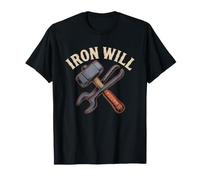 Blacksmith Iron Will Forge Discipline Metalworker Identity T-Shirt