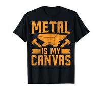 Blacksmith Metal is My Canvas Metalworking Anvil T-Shirt