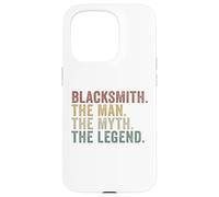 Blacksmith The Man The Myth The Legend Funny Forging Case for iPhone 15 Pro