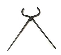 Blacksmith Tongs Blacksmith's Tong Round Nosed Blacksmiths Tong for Anvil Vise Forge 6 PCS Round Nosed Blacksmiths Tong for Engineer Blacksmith,42cm