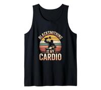 Blacksmithing is My Cardio Craft Strength Hammer Tank Top
