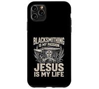 Blacksmithing Is My Passion Jesus Is My Life Blacksmith Case for iPhone 11 Pro Max