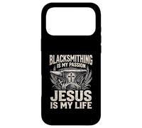 Blacksmithing Is My Passion Jesus Is My Life Blacksmith Case for iPhone 17 Pro Max