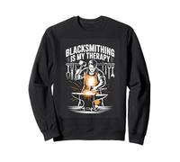 Blacksmithing Is My Therapy Blacksmith Anvil Forge Sweatshirt