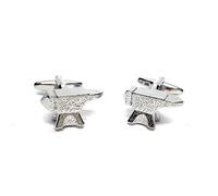 Blacksmiths Anvil Cufflinks Presented in a Gift Organza Bag X2CN1131