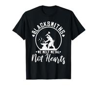 Blacksmiths we melt Metal not Hearts Value Graphic T-Shirt