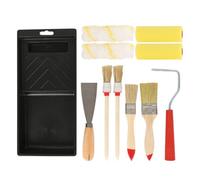 Blackspur 11Pc Mini Paint Roller & Tray Set - 4" (10Cm) - Multi