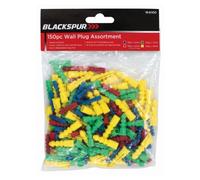 Blackspur 150Pc Wall Plug Assortment